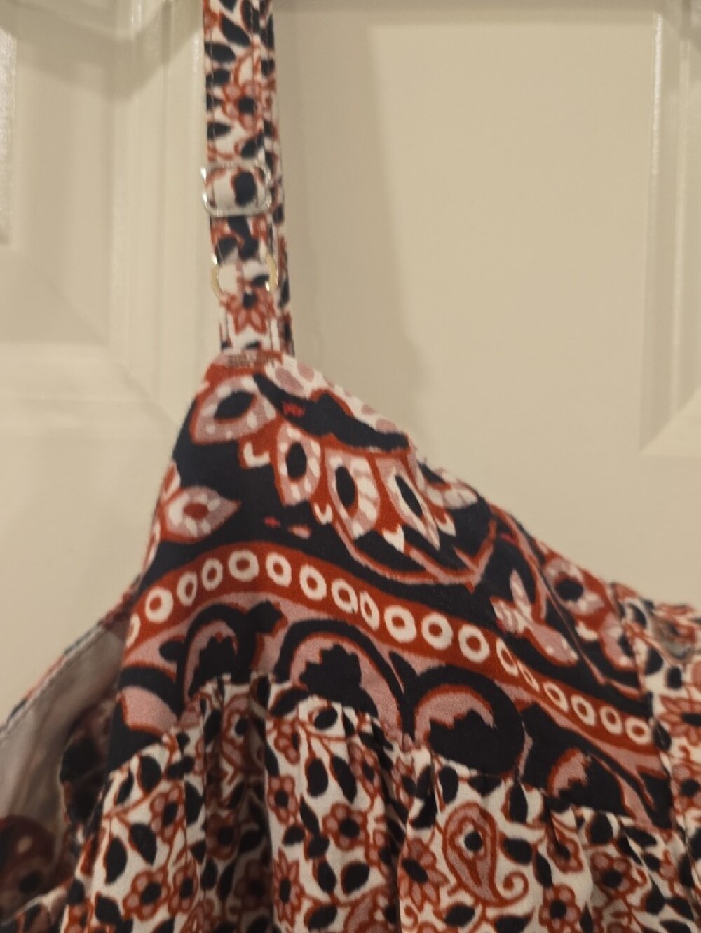XIRENA Boho Floral Maxi Dress in Black and Rust - Picture 4 of 6